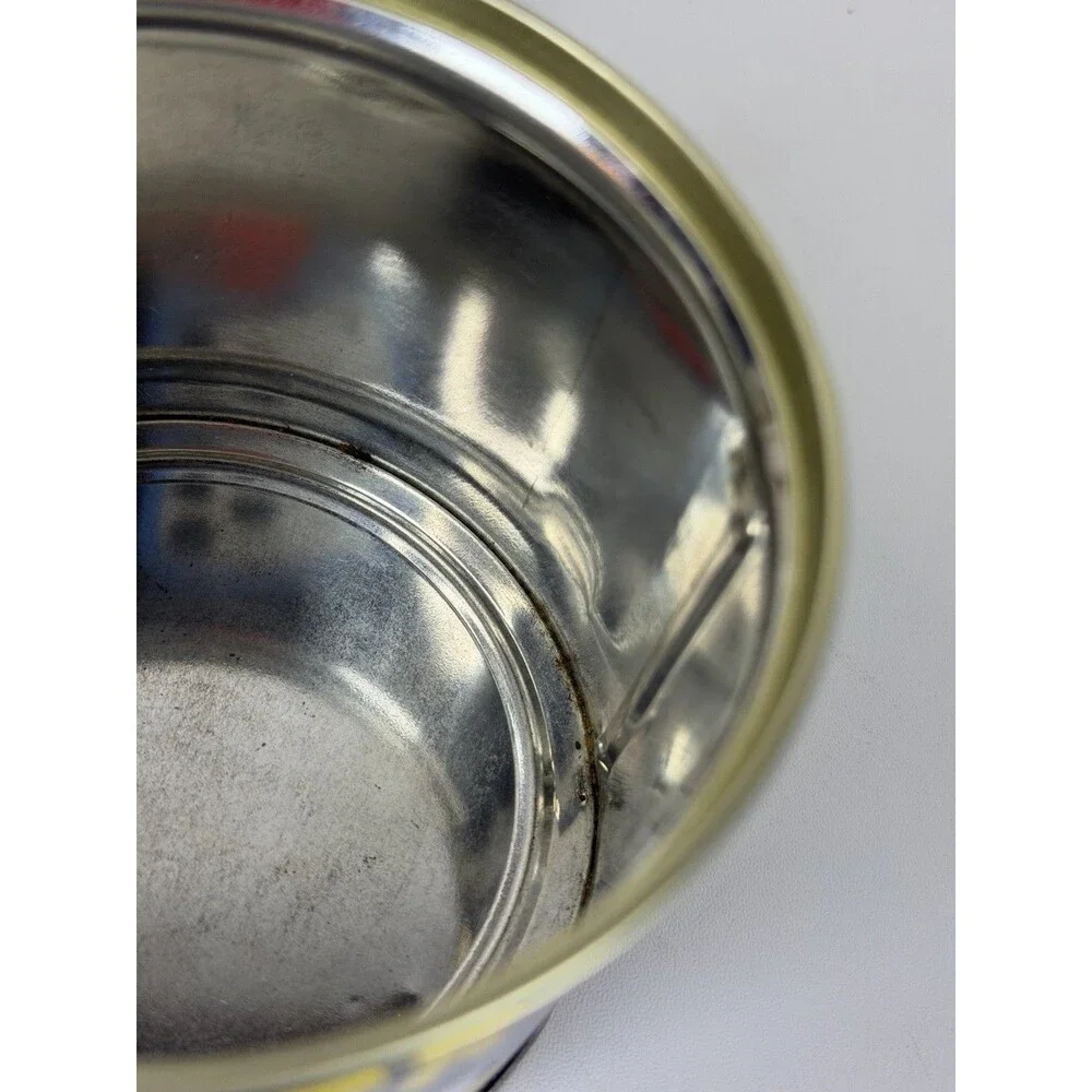 Vintage Planters Whole Cashews Tin with Yellow Lid - 6.5 oz Key-Open Metal Can